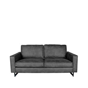 Bank Arezzo 2-Zits Antraciet Microvezel 1