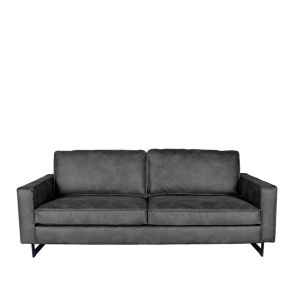 Bank Arezzo 3-Zits Antraciet Microvezel 1