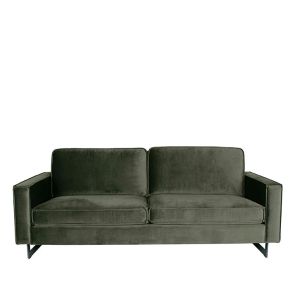 Bank Arezzo 3-Zits Army Fluweel 1