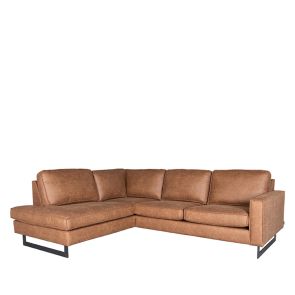 Bank Arezzo Ottomane + 2,5-zits Cognac Microvezel 1