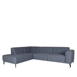 Bank Fano Ottomane + 2,5-Zits Antraciet Texture 1