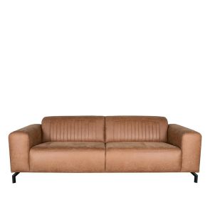 Bank Trento 3-Zits Cognac Microvezel 1