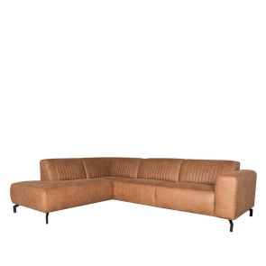 Bank Trento Ottomane + 2,5-Zits Cognac Microvezel 1