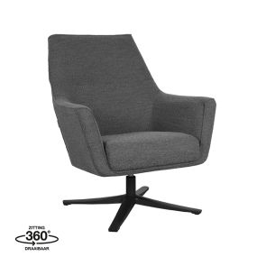 Fauteuil Tod Grijs Boucle 76x75x90 cm Perspectief-360