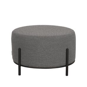 Poef Troy Grijs Boucle 57x57x34 cm Voorkant